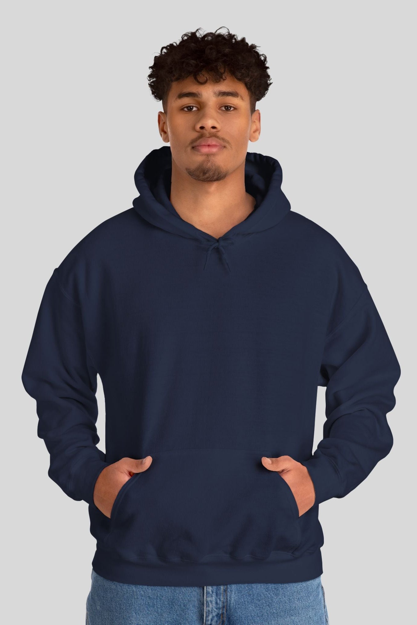 Angel Graphic Hoodie Navy