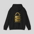 Padlock Graphic Hoodie Black