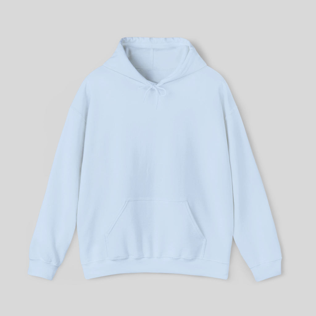 Padlock Graphic Hoodie Light Blue