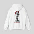 Roses Graphic Hoodie White