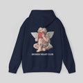 Angel Graphic Hoodie Navy